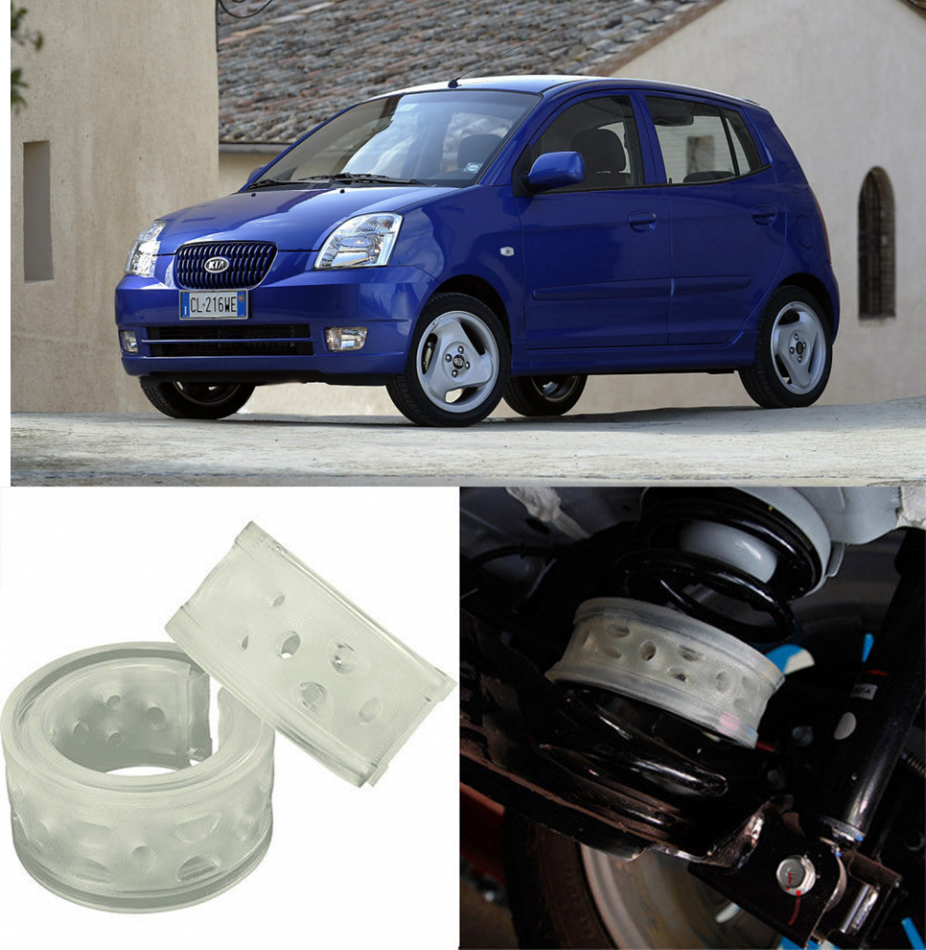 Автобаферы на Kia Morning/Picanto SA (2004-2010, Комплект на ось, Jinke