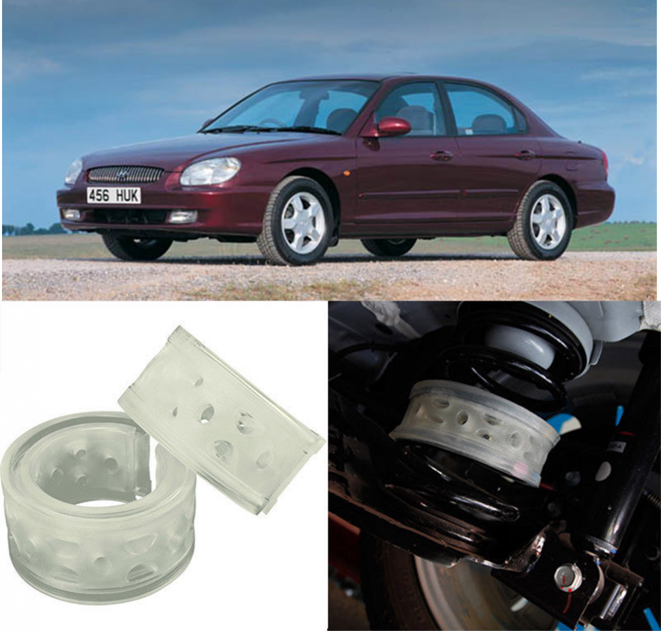 Автобаферы на Hyundai Sonata IV (EF) 1999-2005, Комплект на ось, Jinke