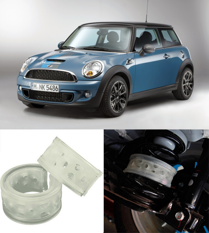 Автобаферы на Mini Cooper II 2006->, Комплект на ось, Jinke