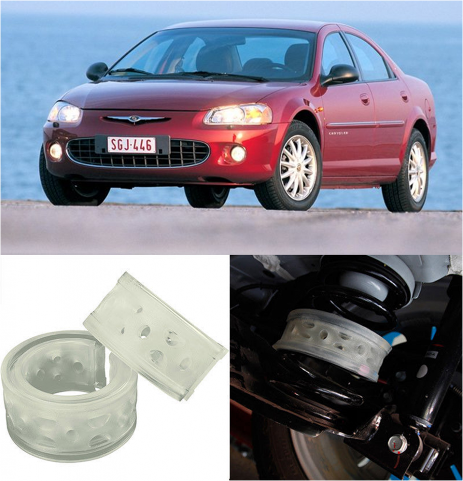 Автобаферы на Chrysler Sebring II 2000-2007, Комплект на ось, Jinke