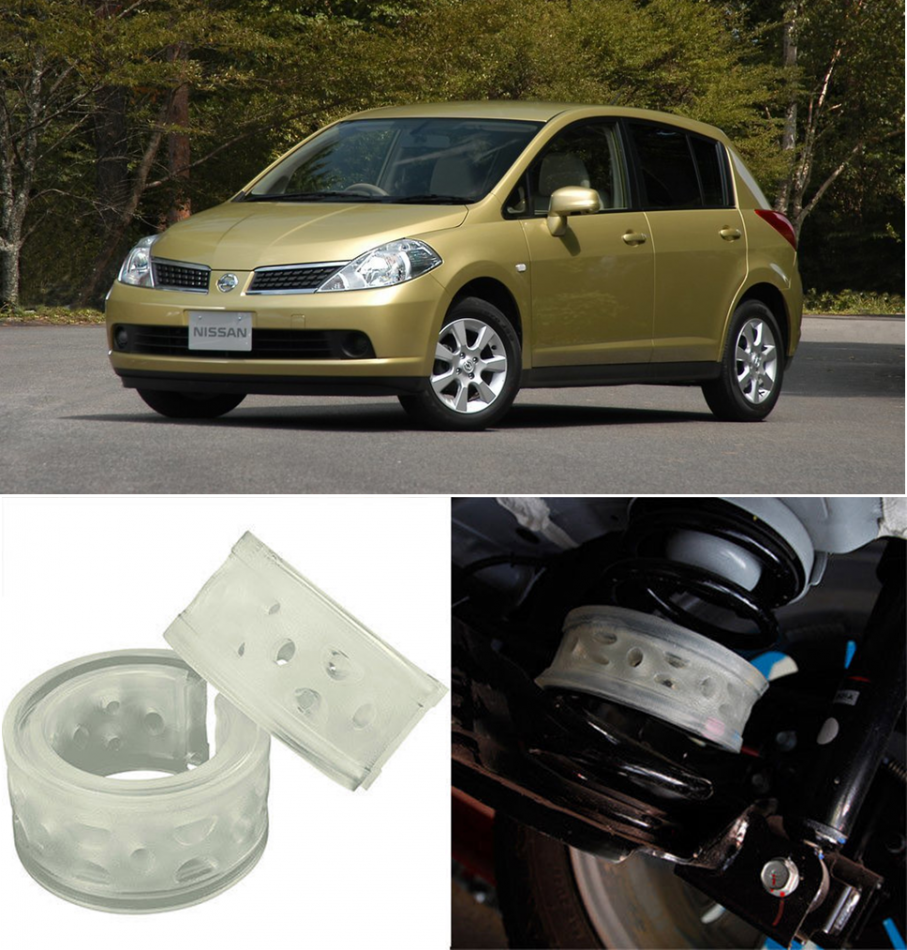 Автобаферы на Nissan Tiida 2004->, Комплект на ось, Jinke