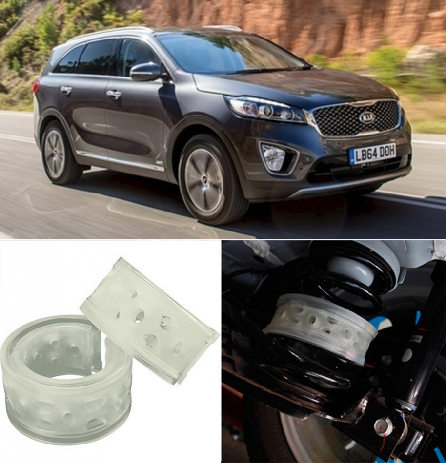 Автобаферы на Kia Sorento New 2.2 dizel 2014, Комплект на ось, Jinke