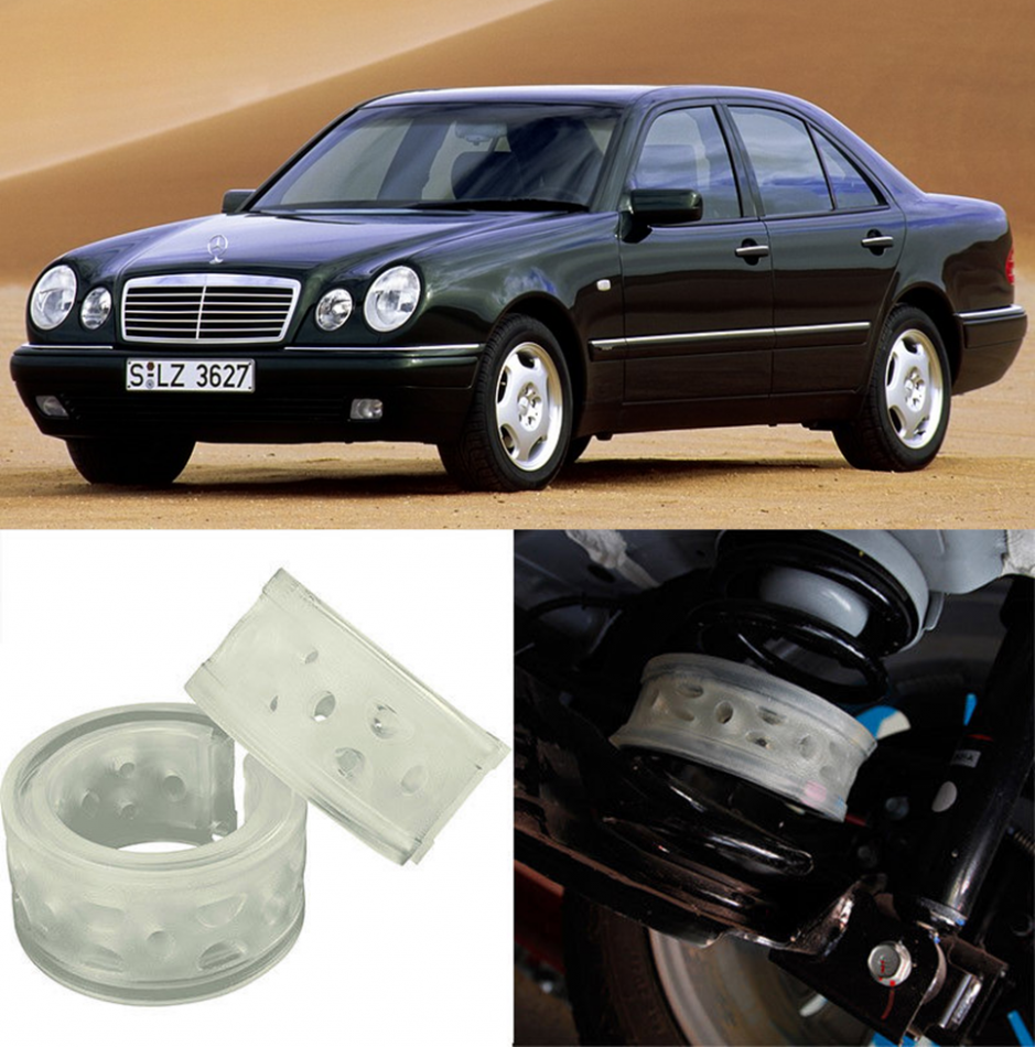 Автобаферы на Mercedes Benz E210 (W211) 95-2002, Комплект на ось, Jinke