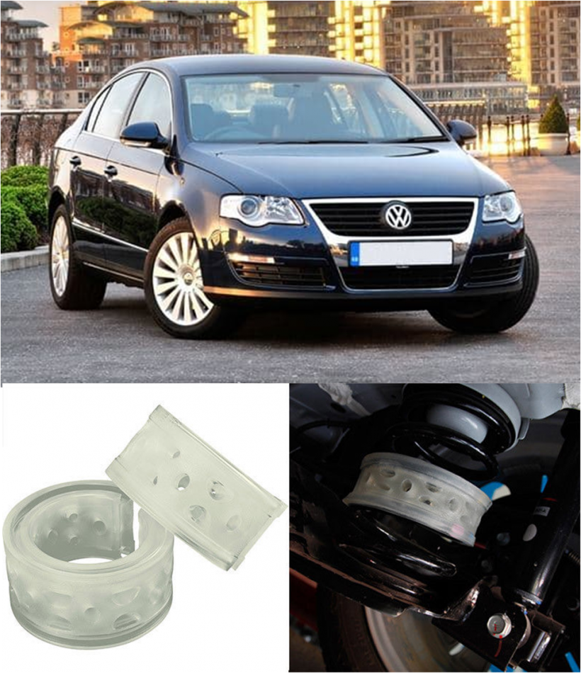 Автобаферы на Vw Passat B6 2005-2010, Комплект на ось, Jinke