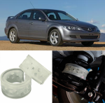 Автобаферы на Mazda 6 I (GG) 2002-2008, Комплект на ось, Jinke
