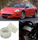 Автобаферы на Mitsubishi Eclipse III 1999-2006, Комплект на ось, Jinke