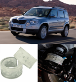 Автобаферы на Skoda Skoda Yeti I 2009-2013, Комплект на ось, Jinke