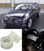 Автобаферы на Hyundai Genesis Prada 2009->, Комплект на ось, Jinke
