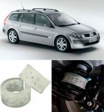 Автобаферы на Renault Megane II универсал 2002-2008, Комплект на ось, Jinke