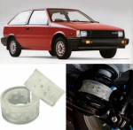 Автобаферы на Hyundai Excel 1985-1994, Комплект на ось, Jinke