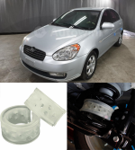 Автобаферы на Hyundai Verna New 2006->, Комплект на ось, Jinke