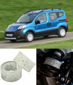 Автобаферы на Peugeot Bipper Tepee 2008->, Комплект на ось, Jinke