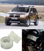 Автобаферы на Renault Duster 2011->, Комплект на ось, Jinke
