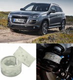 Автобаферы на Peugeot 4008 2012->, Комплект на ось, Jinke