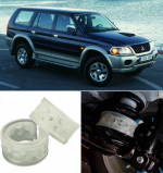 Автобаферы на Mitsubishi Pajero Sport I 1998-2008, Комплект на ось, Jinke