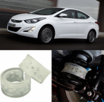 Автобаферы на Hyundai Elantra 2012->, Комплект на ось, Jinke