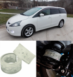 Автобаферы на Mitsubishi Grandis 2003-2011, Комплект на ось, Jinke